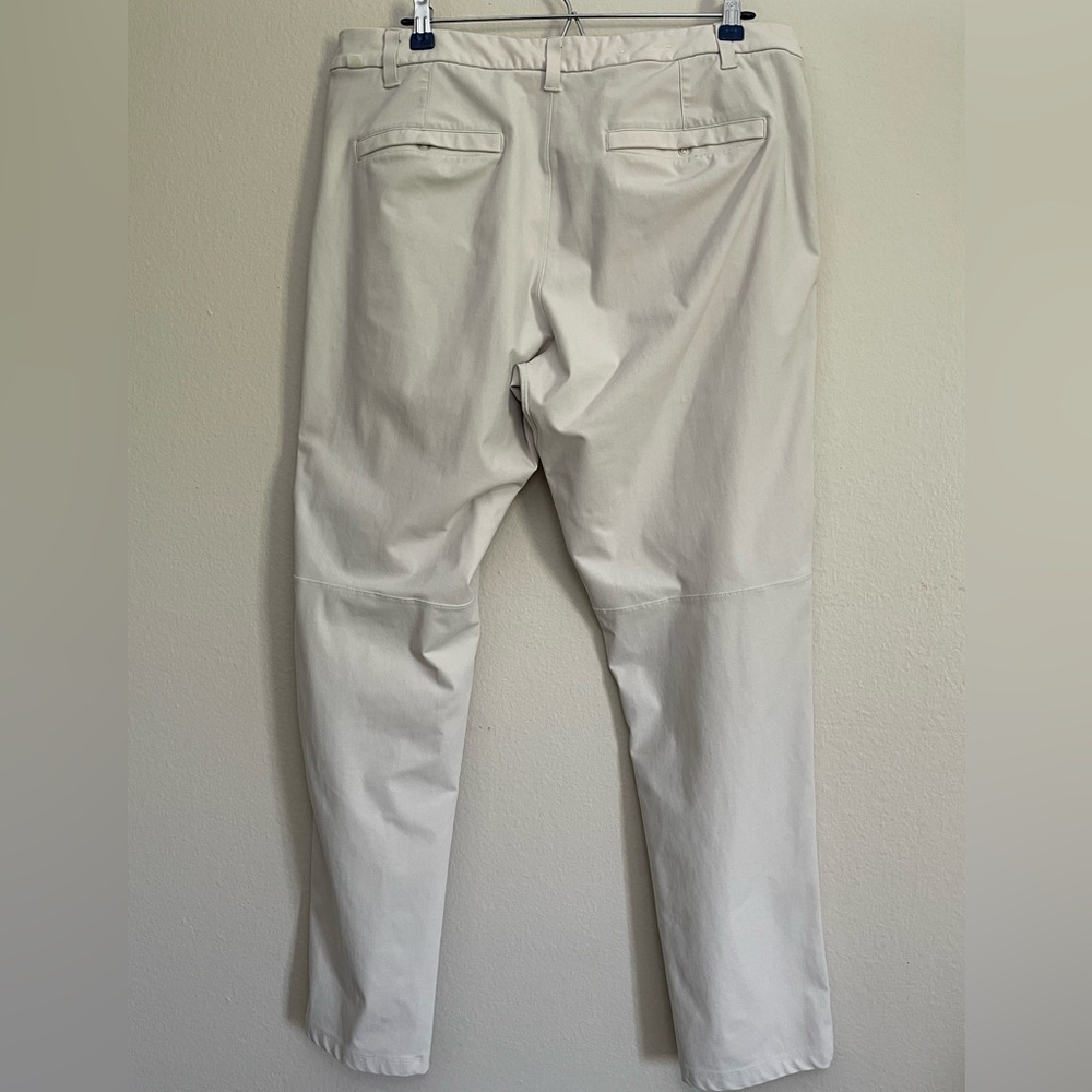 Lululemon ABC Pants in color Raw Linen size 36 - Picture 5 of 10